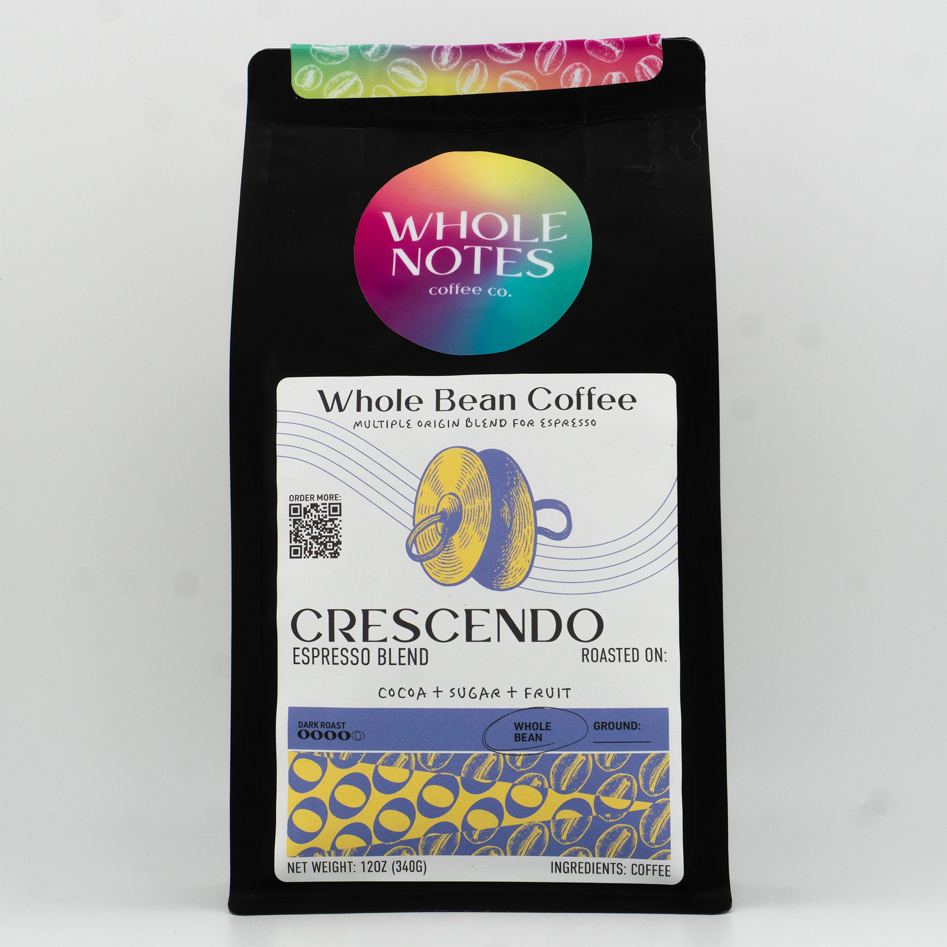 Crescendo (Espresso Blend) – Whole Notes Coffee Company